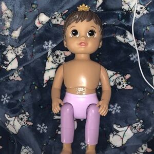 Baby Alive- Charming Doll with Brown Hair and Lavender Pants